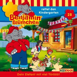 Cover - Benjamin Blümchen -  Folge 28 - Benjamin rettet den Kindergarten