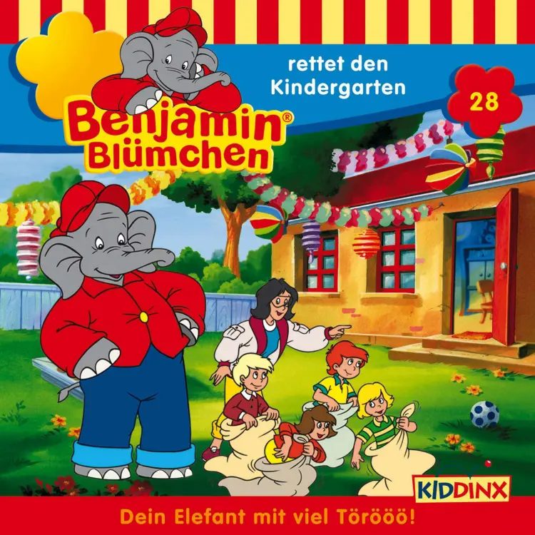 Cover von Benjamin Blümchen -  Folge 28 - Benjamin rettet den Kindergarten