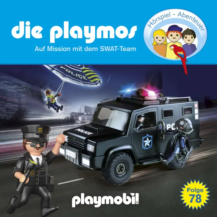 Cover von Die Playmos -  Das Original Playmobil Hörspiel - Folge 78 - Auf Mission mit dem SWAT-Team