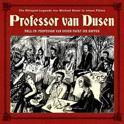 Cover - Professor van Dusen -  Fall 29 - Professor van Dusen packt die Koffer