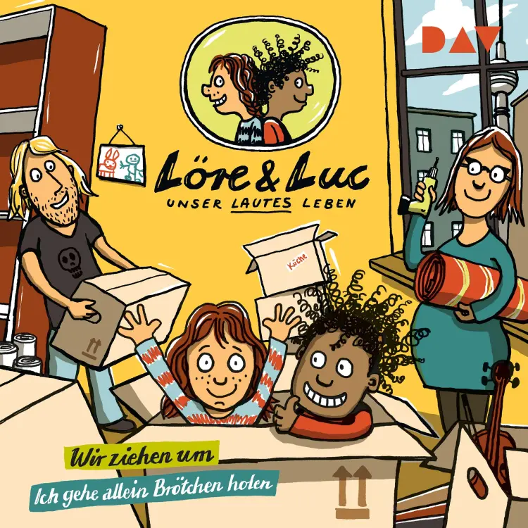 Cover von Löre & Luc -  Unser lautes Leben - Band 1 - Folge 1: Wir ziehen um / Folge 2: Ich gehe allein Brötchen holen