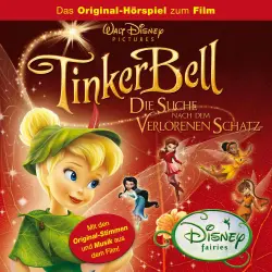 Cover - Tinkerbell Hörspiel -  Tinkerbell: Die Suche nach dem verlorenen Schatz
