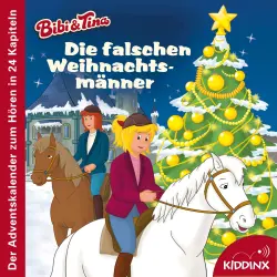 Cover - Michaela Rudolph - Bibi & Tina - Hörbuch - Die falschen Weihnachtsmänner (Der Adventskalender zum Hören)