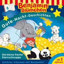 Cover - Benjamin Blümchen -  Folge 8 - Die kleine freche Sternschnuppe
