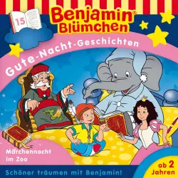 Cover - Benjamin Blümchen -  Folge 15 - Die Märchennacht im Zoo