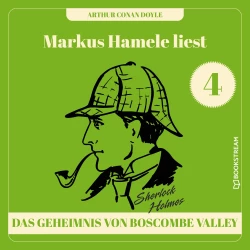 Cover - Sir Arthur Conan Doyle - Markus Hamele liest Sherlock Holmes - Folge 4 - Das Geheimnis von Boscombe Valley