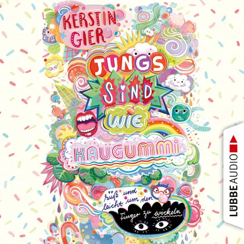 Cover - Kerstin Gier - Jungs sind wie Kaugummi - süß und leicht um den Finger zu wickeln.