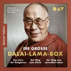 Cover - XIV. Dalai Lama - Die große Dalai-Lama-Box - Das Herz der Religionen, Der Weg zum Glück, Der Weg zum sinnvollen Leben