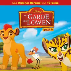 Cover - Die Garde der Löwen Hörspiel - Folge 5 - Beshti und der kleine Elefant / Der Schrei des Drongos
