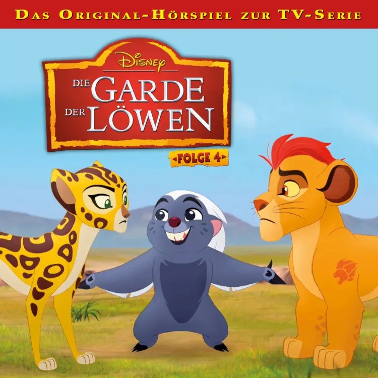 Cover von Die Garde der Löwen Hörspiel - Folge 4 - Fulis neue Familie / Gemeinsam sind wir stärker
