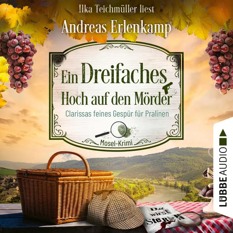 Cover von Andreas Erlenkamp - Ein dreifaches Hoch auf den Mörder - Clarissas feines Gespür für Pralinen