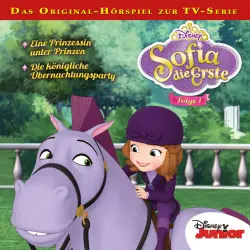 Cover - Sofia die Erste Hörspiel - Folge 1 - Eine Prinzessin unter Prinzen / Die königliche Übernachtungsparty