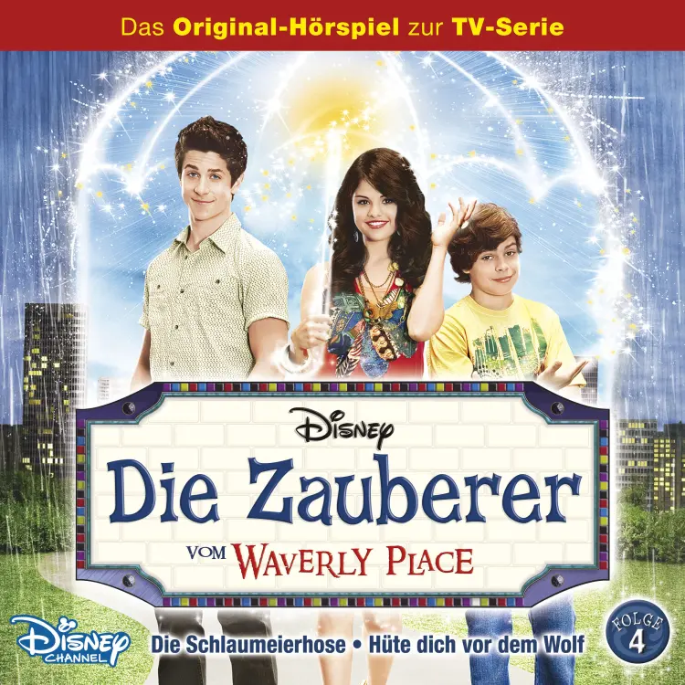 Cover von Die Zauberer vom Waverly Place Hörspiel - Folge 4 - Die Schlaumeierhose / Hüte dich vor dem Wolf
