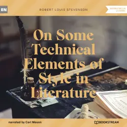 Cover - Robert Louis Stevenson - On Some Technical Elements of Style in Literature