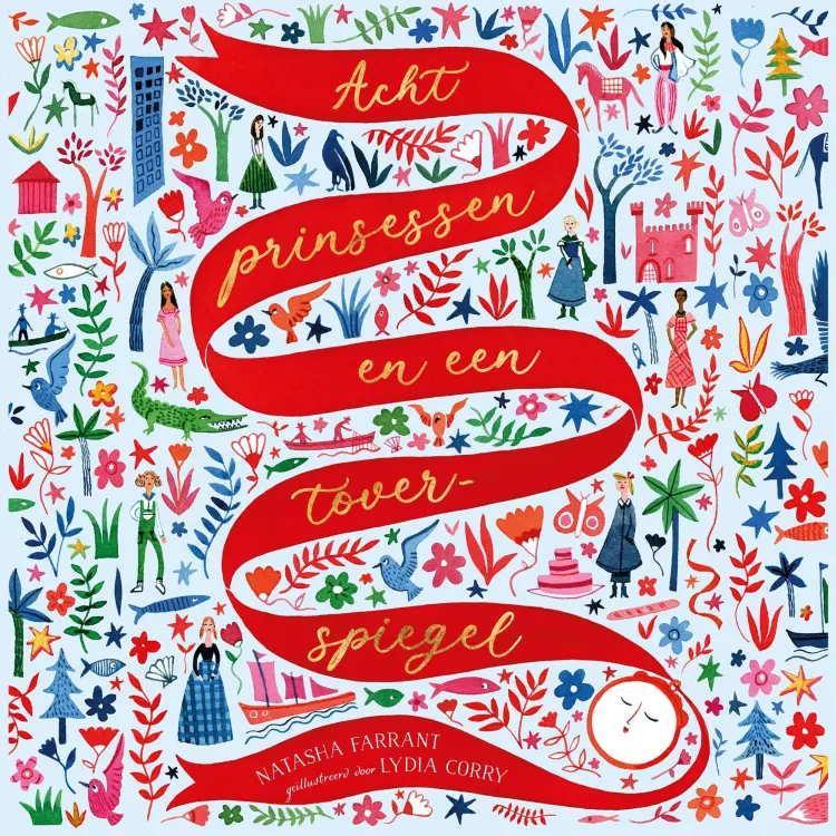 Cover von Natasha Farrant - Acht prinsessen en een toverspiegel