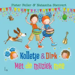 Cover - Pieter Feller - Kolletje en Dirk - Met de muziek mee