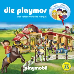 Cover - Die Playmos - Das Original Playmobil Hörspiel - Folge 80 - Der verschwundene Hengst