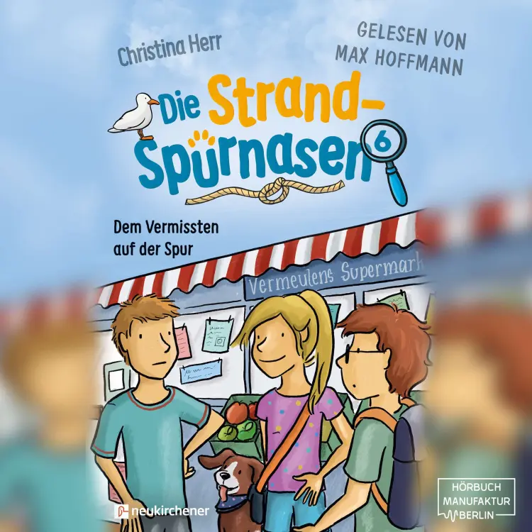 Cover von Christina Herr - Die Strandspürnasen - Band 6 - Dem Vermissten auf der Spur