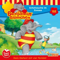 Cover - Benjamin Blümchen - Folge 152 - Schatzsuche im Zoosee