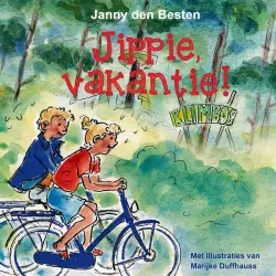 Cover - Janny den Besten - Jens en Jolien - Deel 9 - Jippie, vakantie!