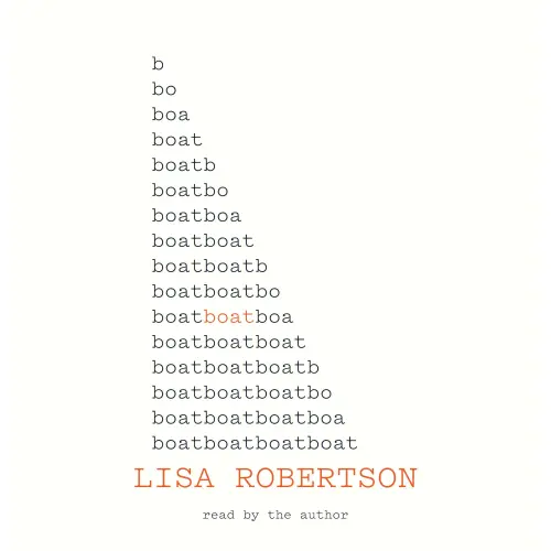 Cover von Lisa Robertson - Boat
