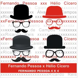 Cover - Fernando Pessoa - Fernando Pessoa x Hélio Cícero - Fernando Pessoa 4 X 4
