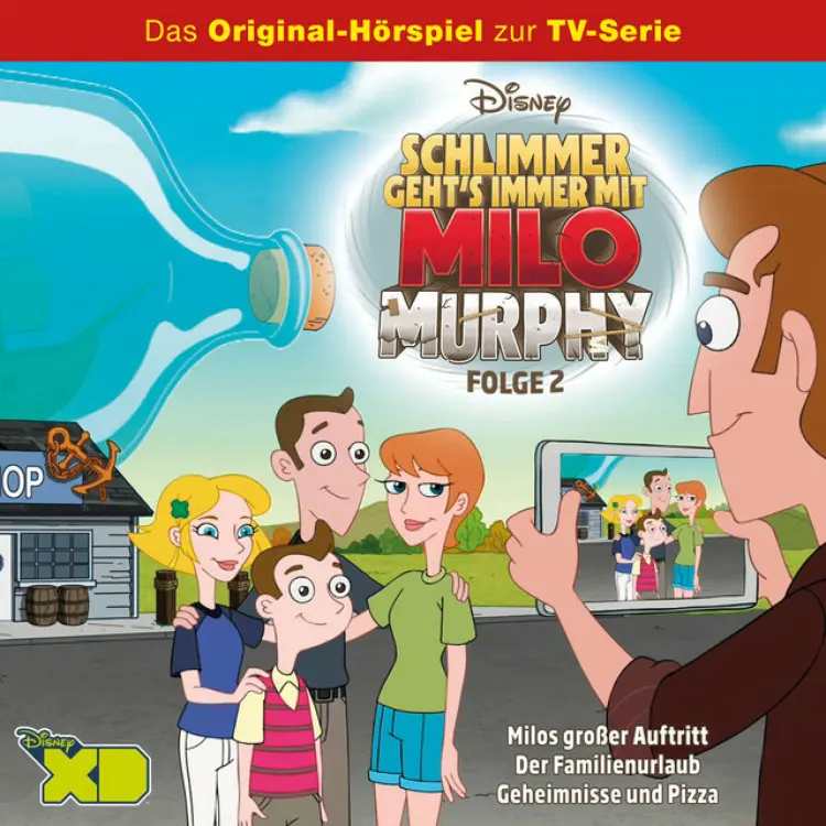 Cover von Disney - Milo Murphy - Folge 2: Milos großer Auftritt / Der Familienurlaub / Geheimnisse und Pizza