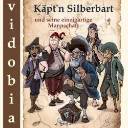 Cover - Kigunage - Käpt'n Silberbart und seine einzigartige Mannschaft (23 Piraten-Geschichten für Kinder zum Hören - Viele Stunden Hörspaß für klein und groß)