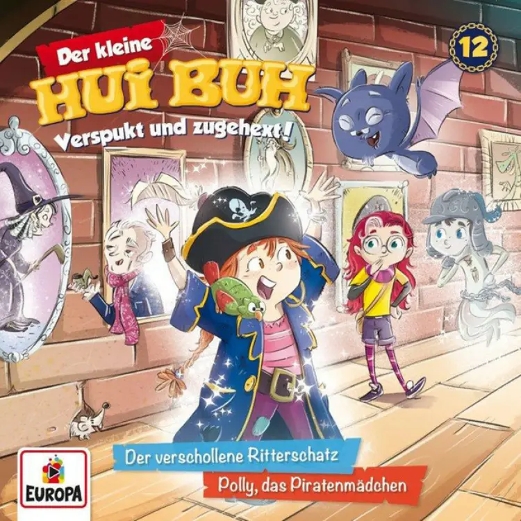 Cover von Der kleine Hui Buh - Folge 12 - Der verschollene Ritterschatz / Polly, das Piratenmädchen
