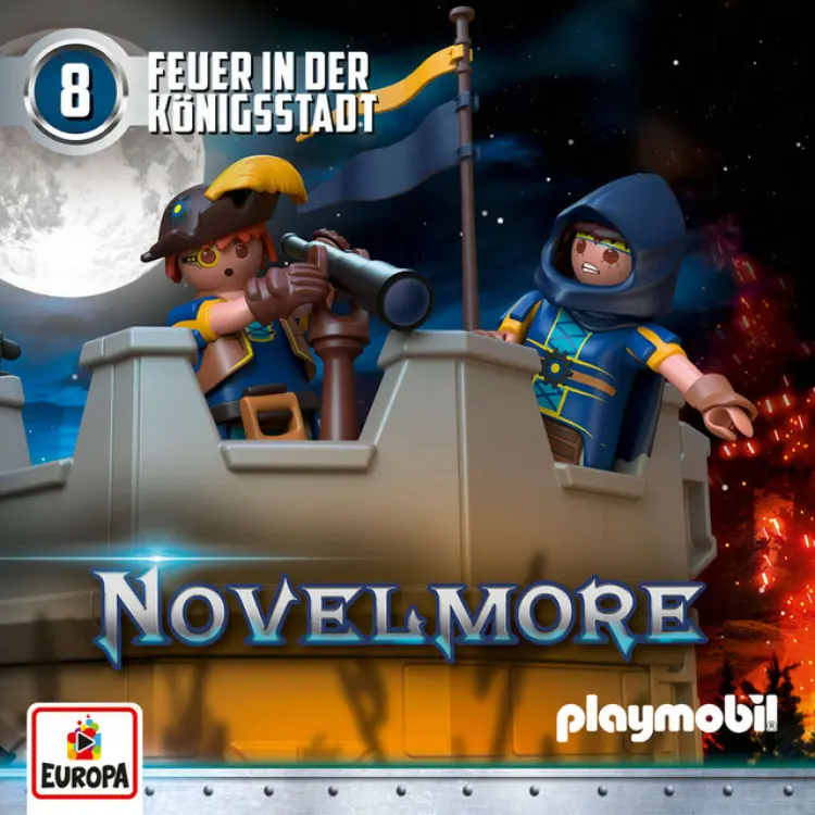 Cover von PLAYMOBIL Hörspiele - PLAYMOBIL Novelmore Hörspiele - Folge 8 - Feuer in der Königsstadt