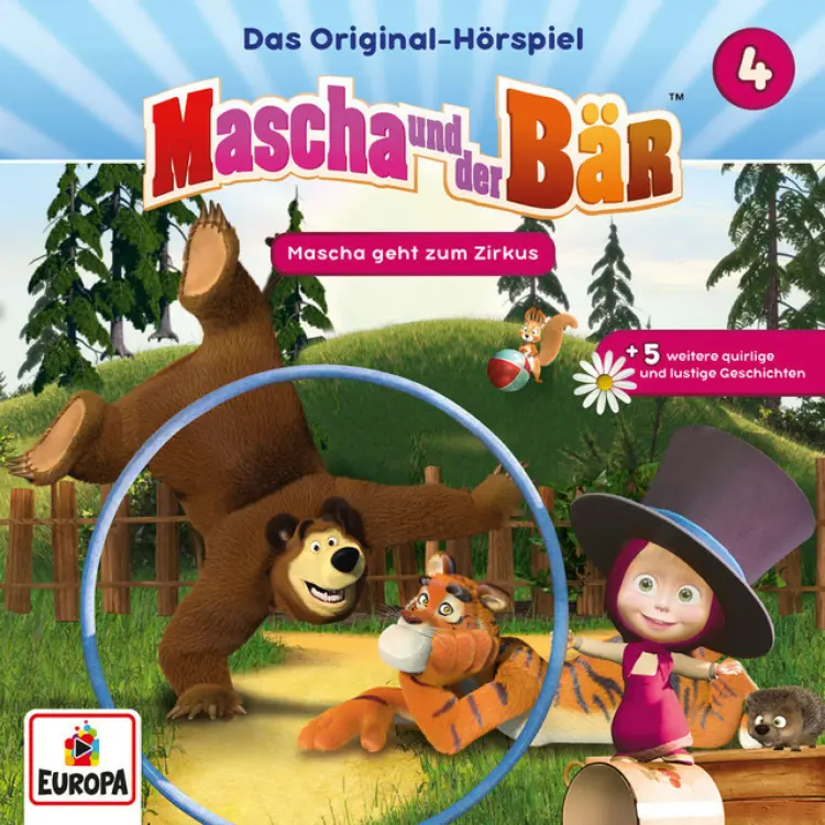 Cover von Mascha und der Bär - Folge 4 - Mascha geht zum Zirkus