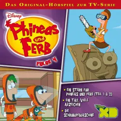 Cover - Disney - Phineas & Ferb - Folge 4: Ein Stern für Phineas und Ferb / Ein Tag, viele Abzeichen / Die Schrumpfmaschine