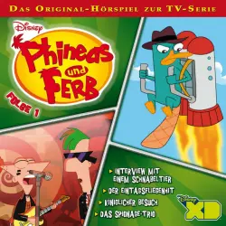 Cover - Disney - Phineas & Ferb - Folge 1: Interview mit einem Schnabeltier / Der Eintagsfliegenhit / Königlicher Besuch / Das Spionage-Trio