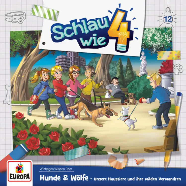 Cover von Schlau wie Vier - Folge 12 - Hunde und Wölfe. Unsere Haustiere und ihre wilden Verwandten