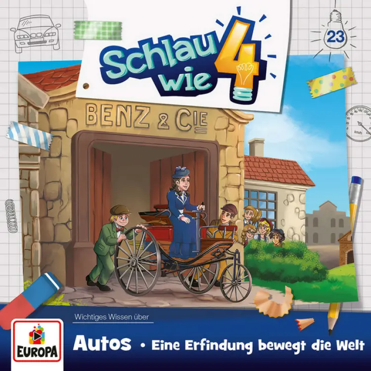 Cover von Schlau wie Vier - Folge 23: Autos - eine Erfindung bewegt die Welt