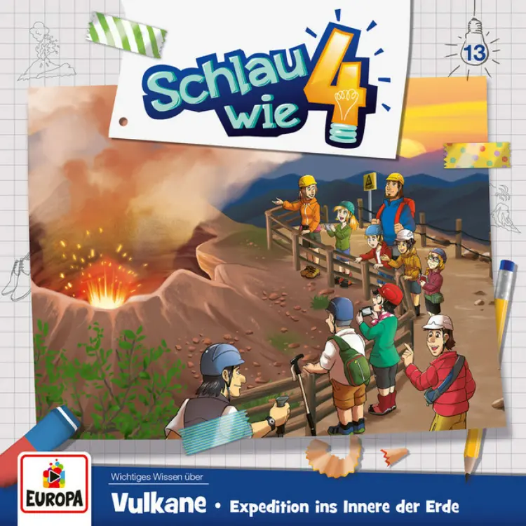 Cover von Schlau wie Vier - Folge 13 - Vulkane. Expedition ins Innere der Erde