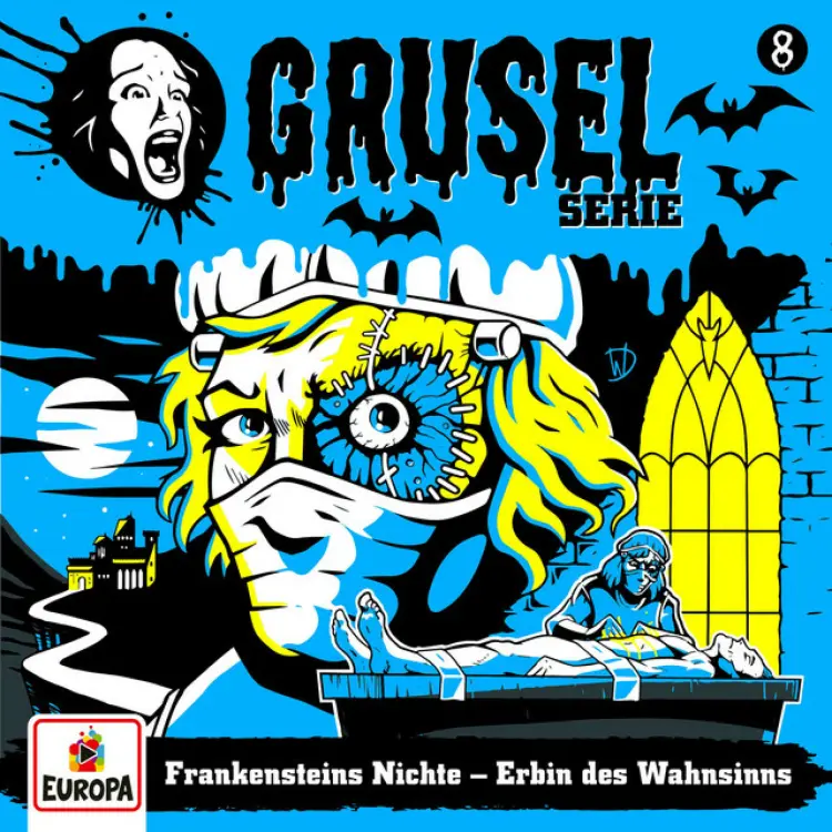 Cover von Gruselserie - Folge 8: Frankensteins Nichte - Erbin des Wahnsinns