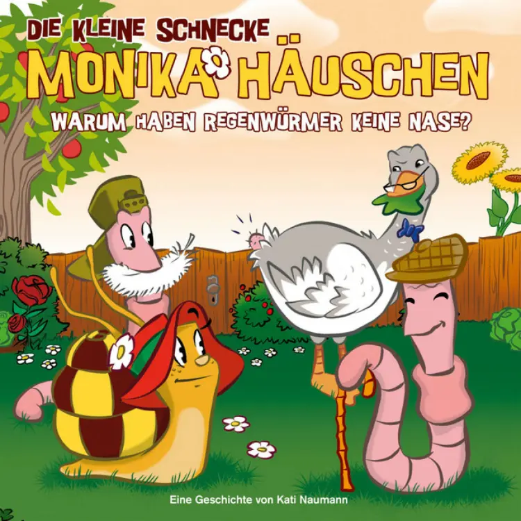 Cover von Die kleine Schnecke Monika Häuschen - 32: Warum haben Regenwürmer keine Nase?