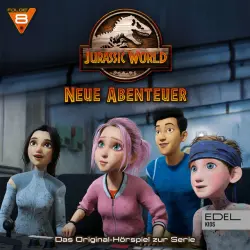 Cover - Jurassic World - Neue Abenteuer - Folge 8: Überleben / Chaostheorie ( Das Original-Hörspiel zur TV-Serie)