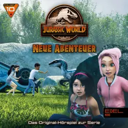 Cover - Jurassic World - Neue Abenteuer - Folge 10: Kenjis Reich / Cleveres Mädchen (Das Original-Hörspiel zur TV-Serie)
