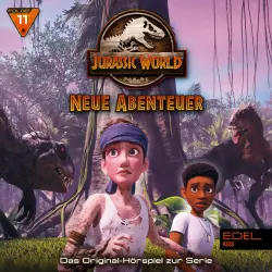 Cover - Jurassic World - Neue Abenteuer - Folge 11: Im Auge des Sturms / Langenstreckenlauf (Das Original-Hörspiel zur TV-Serie)