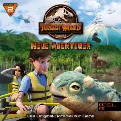 Cover - Jurassic World - Neue Abenteuer - Folge 2: Viehtrieb / Abgründe (Das Original-Hörspiel zur TV-Serie)
