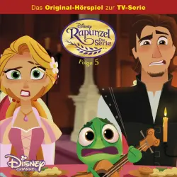 Cover - Rapunzel Hörspiel - Folge 5: Blind vor Liebe / Die wütende Prinzessin (Disney TV-Serie)