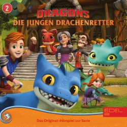 Cover - Dragons - Die jungen Drachenretter - Folge 2: Phantomschwinge / Der Feuerteufel (Das Original-Hörspiel zur TV Serie)