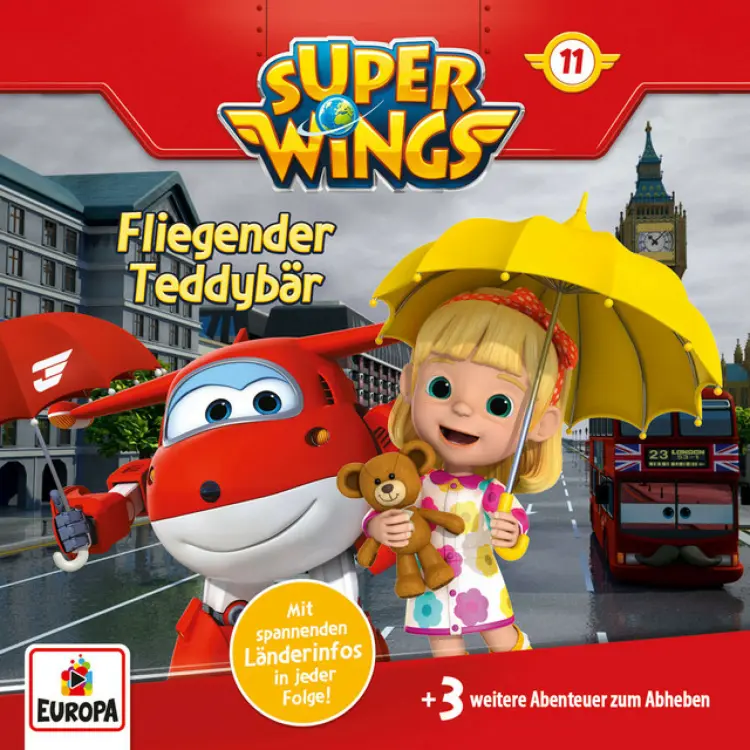 Cover von Super Wings - Folge 11 - Fliegender Teddybär