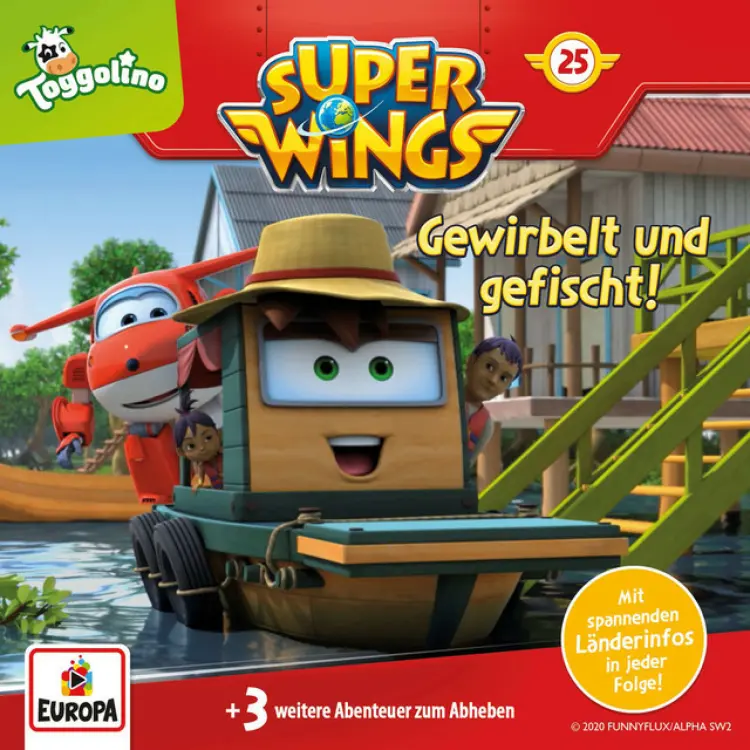 Cover von Super Wings - Folge 25 - Gewirbelt und gefischt!