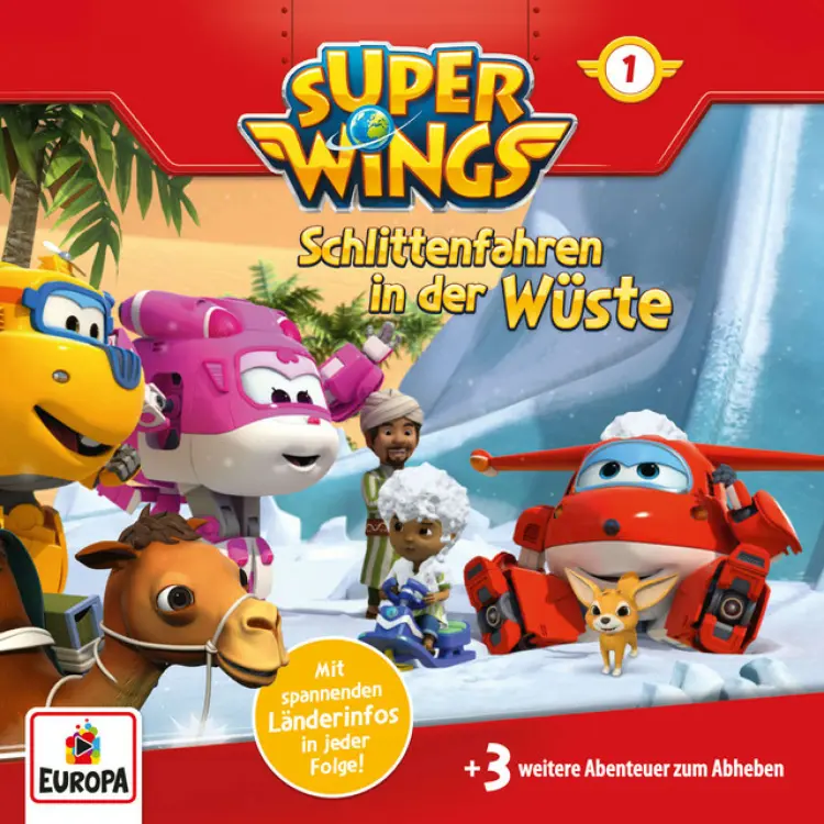 Cover von Super Wings - Folge 1 - Schlittenfahren in der Wüste