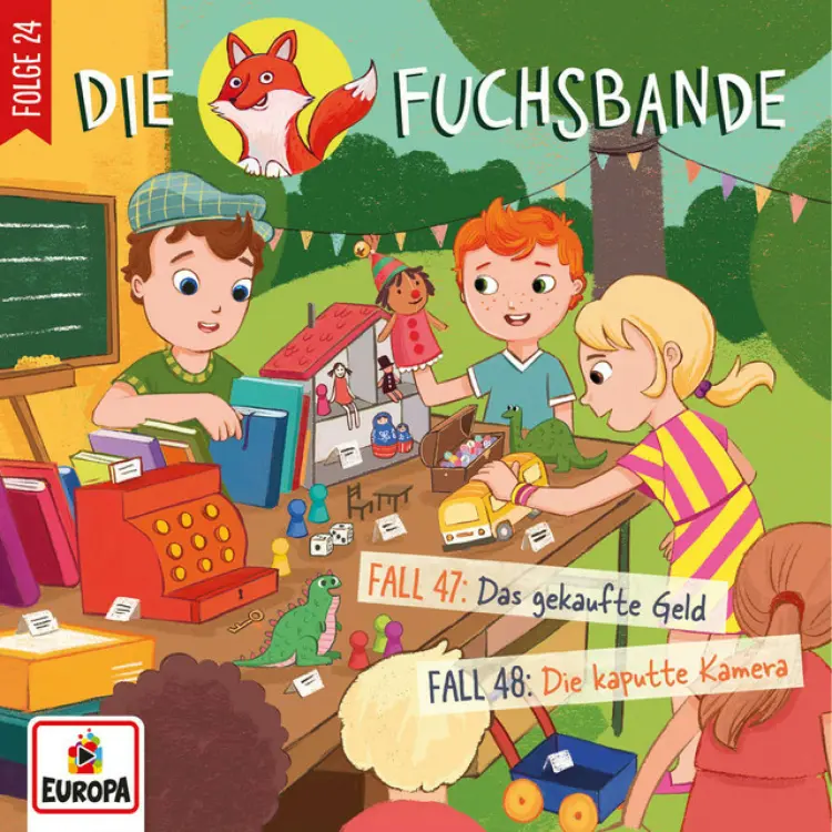 Cover von Die Fuchsbande - Folge 24: Fall 47: Das gekaufte Geld / Fall 48: Die kaputte Kamera