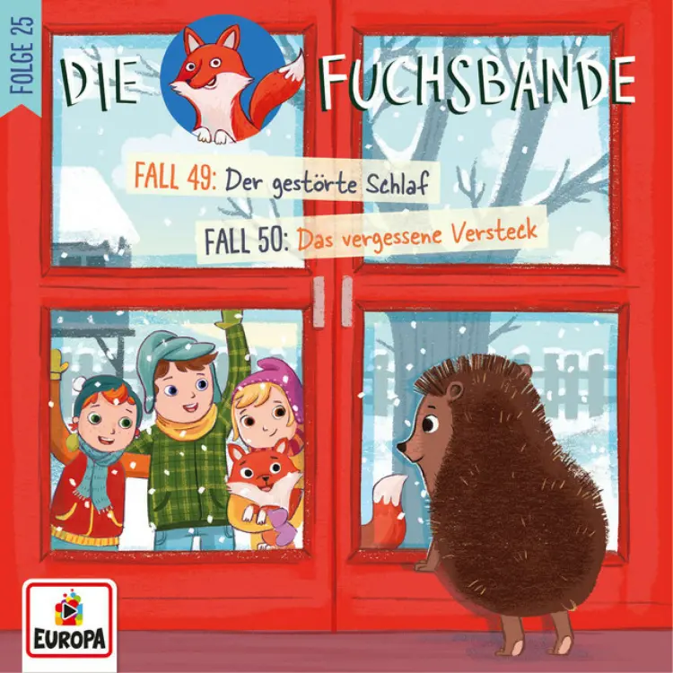 Cover von Die Fuchsbande - Folge 25: Fall 49: Der gestörte Schlaf / Fall 50: Das vergessene Versteck