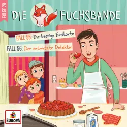 Cover - Die Fuchsbande - Folge 28: Fall 55: Die beerige Erdtorte/Fall 56: Der entmützte Detektiv